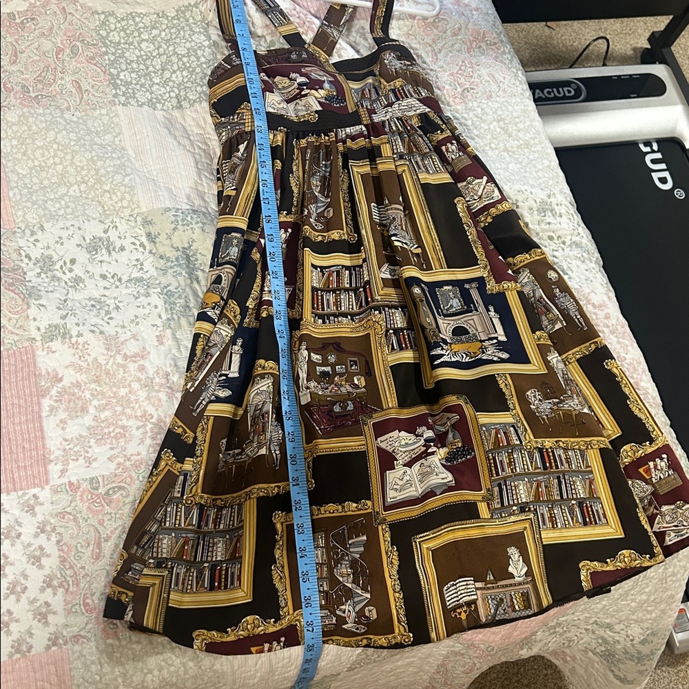 Vintage J. Crew Collection Silk Library Dress Rare! Retro Size 2 - Picture 16 of 16